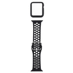 Bộ dây đồng hồ thay thế silicone + ốp bảo vệ kèm miếng dán màn hình cho Apple Watch Series, 3 & 2 & 1 38mm, Dành cho Apple Watch Series 6 / 5 / 4 / Watch SE 40mm