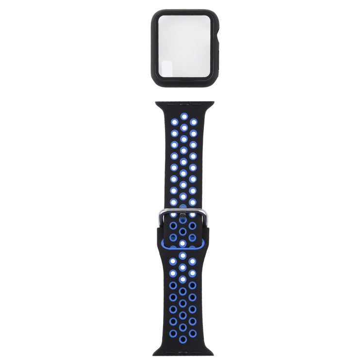 Bộ dây đồng hồ thay thế silicone + ốp bảo vệ kèm miếng dán màn hình cho Apple Watch Series, 3 & 2 & 1 38mm, Dành cho Apple Watch Series 6 / 5 / 4 / Watch SE 40mm