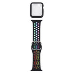 Bộ dây đồng hồ thay thế silicone + ốp bảo vệ kèm miếng dán màn hình cho Apple Watch Series, 3 & 2 & 1 38mm, Dành cho Apple Watch Series 6 / 5 / 4 / Watch SE 40mm