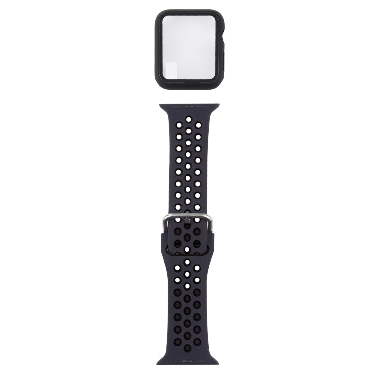 Bộ dây đồng hồ thay thế silicone + ốp bảo vệ kèm miếng dán màn hình cho Apple Watch Series, 3 & 2 & 1 38mm, Dành cho Apple Watch Series 6 / 5 / 4 / Watch SE 40mm