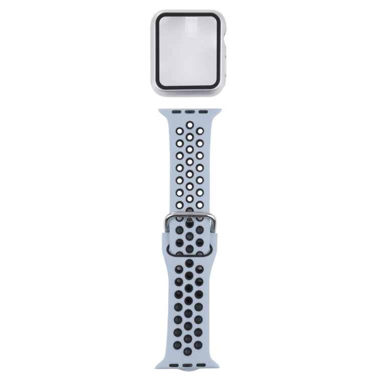 Bộ dây đồng hồ thay thế silicone + ốp bảo vệ kèm miếng dán màn hình cho Apple Watch Series, 3 & 2 & 1 38mm, Dành cho Apple Watch Series 6 / 5 / 4 / Watch SE 40mm