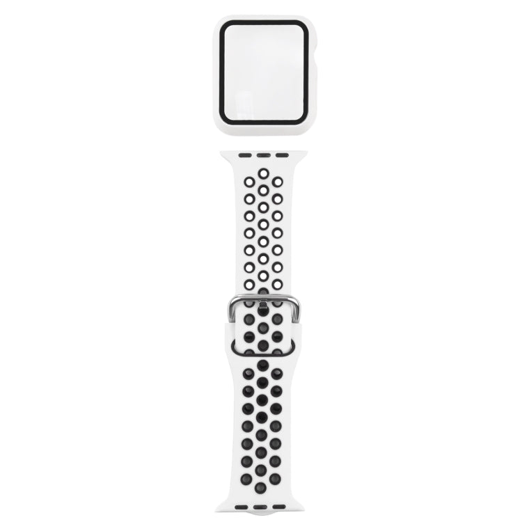 Bộ dây đồng hồ thay thế silicone + ốp bảo vệ kèm miếng dán màn hình cho Apple Watch Series, 3 & 2 & 1 38mm, Dành cho Apple Watch Series 6 / 5 / 4 / Watch SE 40mm