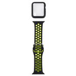 Bộ dây đồng hồ thay thế silicone + ốp bảo vệ kèm miếng dán màn hình cho Apple Watch Series, 3 & 2 & 1 42mm, cho Apple Watch Series 6 / 5 / 4 / Watch SE 44mm