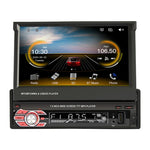 Máy phát MP5 ô tô 7 inch HD 9601C màn hình thu hồi thủ công đa năng với Carplay, hỗ trợ FM & Bluetooth & Thẻ TF, 9601C