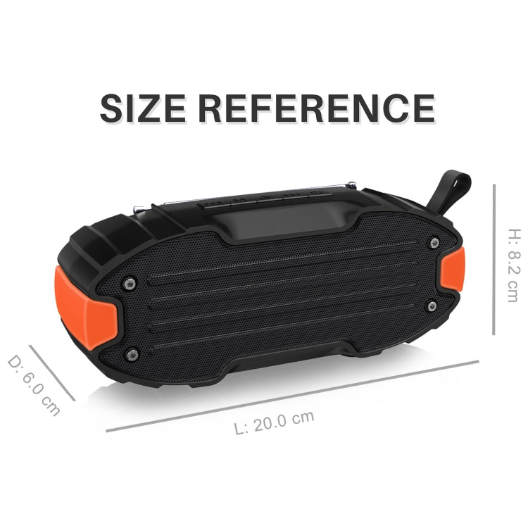 Loa Bluetooth ngoài trời TWS New Rixing NR-907FM, hỗ trợ gọi rảnh tay / FM, có tay cầm và ăng-ten, NR-907FM (cam), NR-907FM (đen), NR-907FM (đỏ), NR-907FM (vàng), NR-906 (xanh dương)