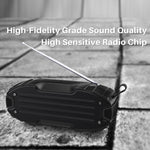 Loa Bluetooth ngoài trời TWS New Rixing NR-907FM, hỗ trợ gọi rảnh tay / FM, có tay cầm và ăng-ten, NR-907FM (cam), NR-907FM (đen), NR-907FM (đỏ), NR-907FM (vàng), NR-906 (xanh dương)