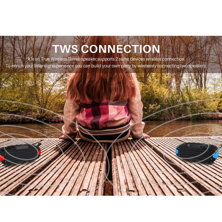 Loa Bluetooth ngoài trời TWS New Rixing NR-907FM, hỗ trợ gọi rảnh tay / FM, có tay cầm và ăng-ten, NR-907FM (cam), NR-907FM (đen), NR-907FM (đỏ), NR-907FM (vàng), NR-906 (xanh dương)