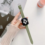Dây đồng hồ thay thế da caro cho Apple Watch Series, 7 41mm/6&SE&5&4 40mm/3&2&1 38mm, 7 45mm/6&SE&5&4 44mm/3&2&1 42mm