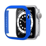 Ốp bảo vệ PC chống sốc kèm kính cường lực, dành cho Apple Watch Series 9 / 8 / 7 41mm, dành cho Apple Watch Series 9 / 8 / 7 45mm, dành cho Apple Watch Series 8 / 7 41mm
