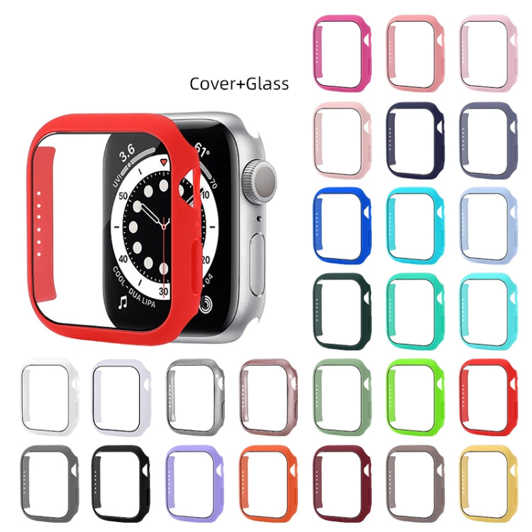 Ốp bảo vệ PC chống sốc kèm kính cường lực, dành cho Apple Watch Series 9 / 8 / 7 41mm, dành cho Apple Watch Series 9 / 8 / 7 45mm, dành cho Apple Watch Series 8 / 7 41mm