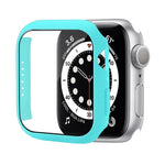 Ốp bảo vệ PC chống sốc kèm kính cường lực, dành cho Apple Watch Series 9 / 8 / 7 41mm, dành cho Apple Watch Series 9 / 8 / 7 45mm, dành cho Apple Watch Series 8 / 7 41mm