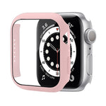 Ốp bảo vệ PC chống sốc kèm kính cường lực, dành cho Apple Watch Series 9 / 8 / 7 41mm, dành cho Apple Watch Series 9 / 8 / 7 45mm, dành cho Apple Watch Series 8 / 7 41mm