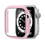Ốp bảo vệ PC chống sốc kèm kính cường lực, dành cho Apple Watch Series 9 / 8 / 7 41mm, dành cho Apple Watch Series 9 / 8 / 7 45mm, dành cho Apple Watch Series 8 / 7 41mm