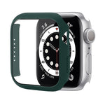 Ốp bảo vệ PC chống sốc kèm kính cường lực, dành cho Apple Watch Series 9 / 8 / 7 41mm, dành cho Apple Watch Series 9 / 8 / 7 45mm, dành cho Apple Watch Series 8 / 7 41mm