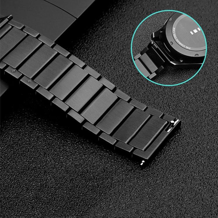 Dây đeo thay thế thép một hạt với khóa bướm cho đồng hồ thông minh Samsung, 18mm, 20mm, 22mm