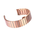 Dây đeo thay thế thép một hạt với khóa bướm cho đồng hồ thông minh Samsung, 18mm, 20mm, 22mm