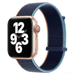 Dây đồng hồ thay thế hai phần khóa dán cho Apple Watch Series, 7 41mm / 6&SE&5&4 40mm / 3&2&1 38mm, 7 45mm / 6&SE&5&4 44mm / 3&2&1 42mm