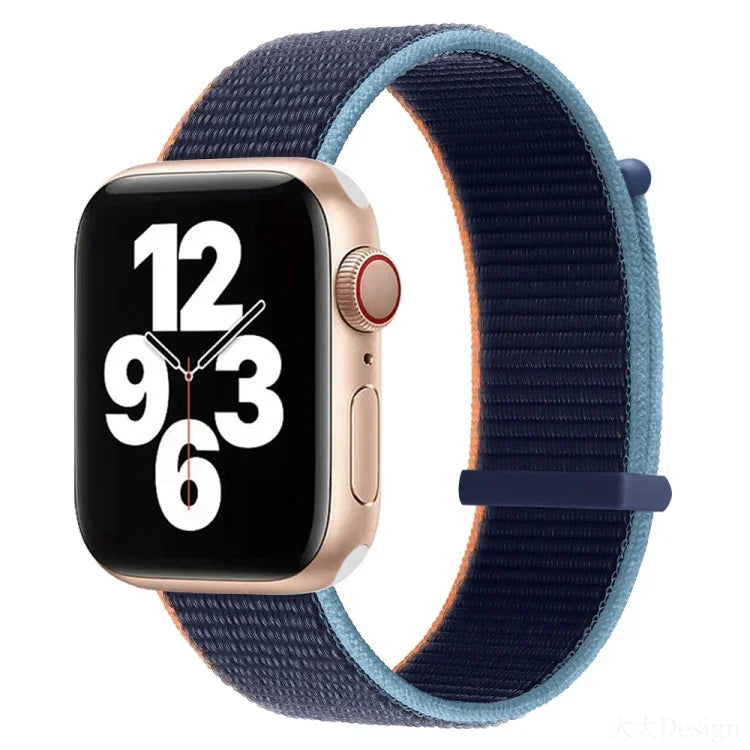 Dây đồng hồ thay thế hai phần khóa dán cho Apple Watch Series, 7 41mm / 6&SE&5&4 40mm / 3&2&1 38mm, 7 45mm / 6&SE&5&4 44mm / 3&2&1 42mm