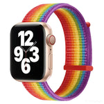 Dây đồng hồ thay thế hai phần khóa dán cho Apple Watch Series, 7 41mm / 6&SE&5&4 40mm / 3&2&1 38mm, 7 45mm / 6&SE&5&4 44mm / 3&2&1 42mm