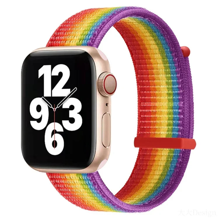 Dây đồng hồ thay thế hai phần khóa dán cho Apple Watch Series, 7 41mm / 6&SE&5&4 40mm / 3&2&1 38mm, 7 45mm / 6&SE&5&4 44mm / 3&2&1 42mm