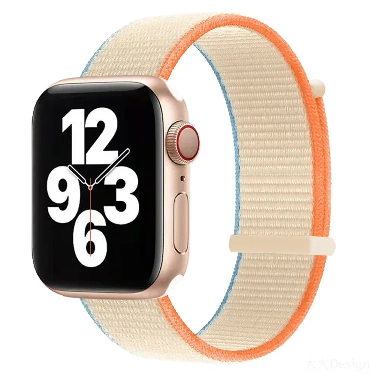 Dây đồng hồ thay thế hai phần khóa dán cho Apple Watch Series, 7 41mm / 6&SE&5&4 40mm / 3&2&1 38mm, 7 45mm / 6&SE&5&4 44mm / 3&2&1 42mm