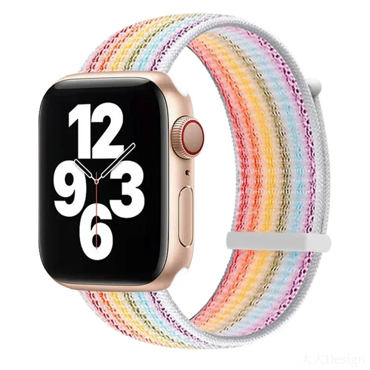 Dây đồng hồ thay thế hai phần khóa dán cho Apple Watch Series, 7 41mm / 6&SE&5&4 40mm / 3&2&1 38mm, 7 45mm / 6&SE&5&4 44mm / 3&2&1 42mm