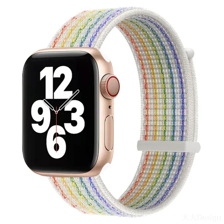 Dây đồng hồ thay thế hai phần khóa dán cho Apple Watch Series, 7 41mm / 6&SE&5&4 40mm / 3&2&1 38mm, 7 45mm / 6&SE&5&4 44mm / 3&2&1 42mm
