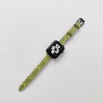 Dây đồng hồ thay thế da nhỏ gọn kiểu dân tộc cho Apple Watch Series, 7 41mm / 6&SE&5&4 40mm / 3&2&1 38mm, 7 45mm / 6&SE&5&4 44mm / 3&2&1 42mm