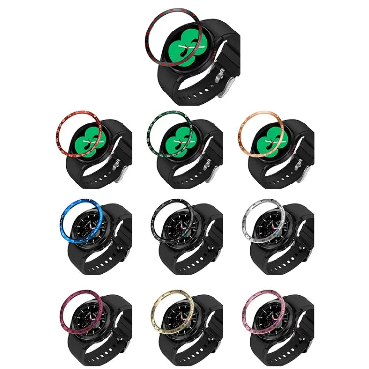 Vòng viền thép cho đồng hồ thông minh, Phiên bản E, dành cho Samsung Galaxy Watch4 Classic 42mm, dành cho Samsung Galaxy Watch4 Classic 46mm