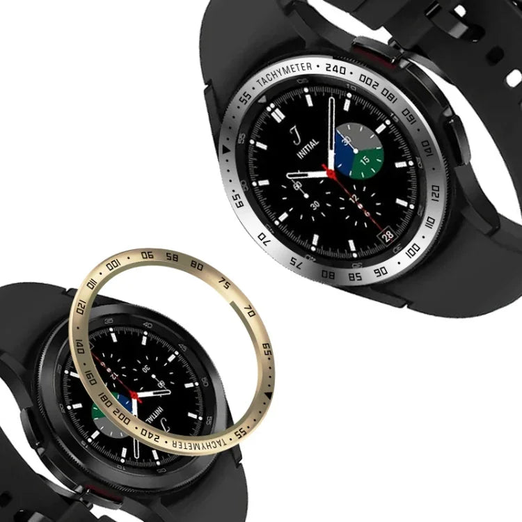 Vòng viền thép cho đồng hồ thông minh, Phiên bản E, dành cho Samsung Galaxy Watch4 Classic 42mm, dành cho Samsung Galaxy Watch4 Classic 46mm