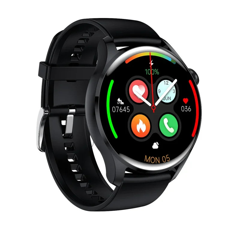 Đồng hồ thông minh màn hình màu IPS 1.35 inch M103 chống nước IP67, Hỗ trợ theo dõi giấc ngủ / Theo dõi nhịp tim / Gọi Bluetooth / Phát nhạc, Kiểu dáng: Dây silicone, Dây silicone (Đen), Dây silicone (Đen bạc)