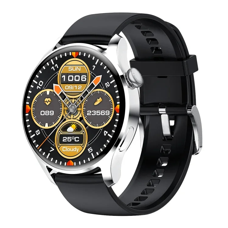 Đồng hồ thông minh màn hình màu IPS 1.35 inch M103 chống nước IP67, Hỗ trợ theo dõi giấc ngủ / Theo dõi nhịp tim / Gọi Bluetooth / Phát nhạc, Kiểu dáng: Dây silicone, Dây silicone (Đen), Dây silicone (Đen bạc)