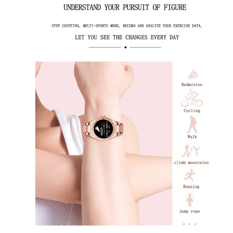 Vòng đeo tay thông minh màn hình cảm ứng 1.09 inch Z73, Hỗ trợ theo dõi giấc ngủ / Theo dõi nhịp tim / Điều khiển giọng nói / Nhắc nhở chu kỳ kinh nguyệt nữ