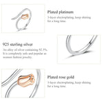 Nhẫn nữ bạc S925 Sterling hình hoa hồng, Hoa hồng