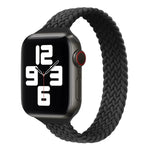 Dây đồng hồ thay thế bện nylon vòng eo nhỏ đơn cho Apple Watch Series, XS 130mm, XS 135mm, 7 41mm / 6&SE&5&4 40mm / 3&2&1 38mm