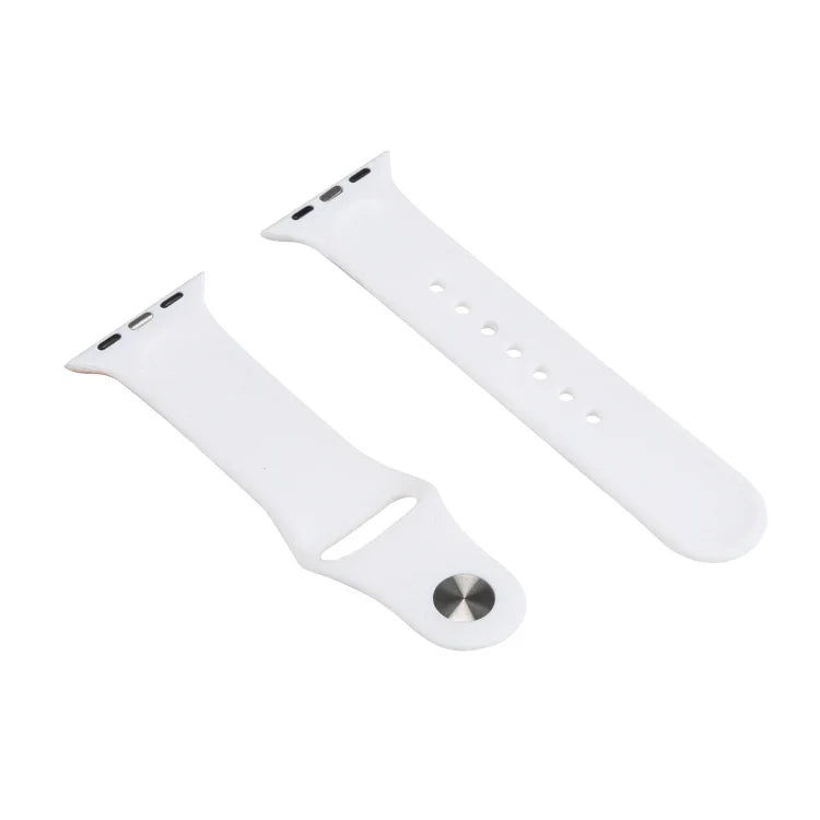 Dây đồng hồ thay thế silicone màu tương phản dòng Morandi cho Apple Watch Series, 7 41mm / 6&SE&5&4 40mm / 3&2&1 38mm, 7 45mm / 6&SE&5&4 44mm / 3&2&1 42mm