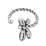 Bông tai nữ chuồn chuồn tinh xảo bạc Sterling S925, Chuồn chuồn