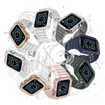 Dây đồng hồ thay thế tích hợp silicone cho Apple Watch Series, cho Apple Watch Series 9&8&7 45mm / SE&6&5&4 44mm / 3&2&1 42mm