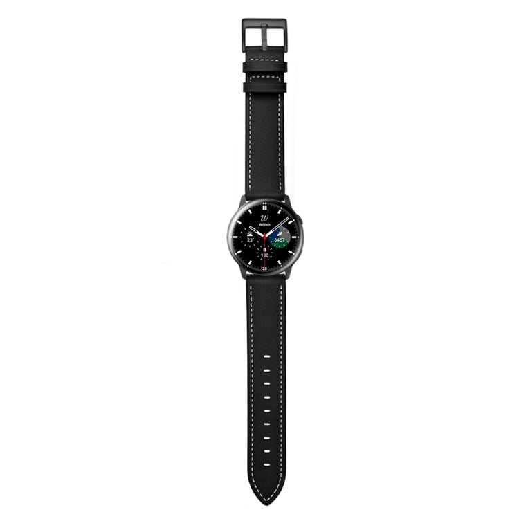 Dây đeo đồng hồ thay thế bằng da, dành cho Samsung Galaxy Watch 3 41mm, dành cho Samsung Galaxy Watch 3 45mm, dành cho Samsung Galaxy Watch 42mm, dành cho Samsung Galaxy Watch 46mm
