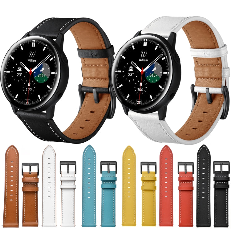 Dây đeo đồng hồ thay thế bằng da, dành cho Samsung Galaxy Watch 3 41mm, dành cho Samsung Galaxy Watch 3 45mm, dành cho Samsung Galaxy Watch 42mm, dành cho Samsung Galaxy Watch 46mm