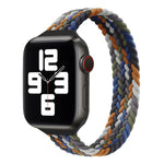Dây đồng hồ thay thế nylon bện vòng đơn eo nhỏ cho Apple Watch Series 7 41mm / 6&SE&5&4 40mm / 3&2&1 38mm, S 135mm, M 145mm, L 155mm