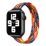 Dây đồng hồ thay thế nylon bện vòng đơn eo nhỏ cho Apple Watch Series 7 41mm / 6&SE&5&4 40mm / 3&2&1 38mm, S 135mm, M 145mm, L 155mm