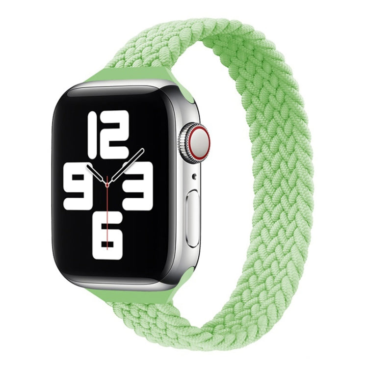 Dây đồng hồ thay thế nylon bện vòng đơn eo nhỏ cho Apple Watch Series 7 41mm / 6&SE&5&4 40mm / 3&2&1 38mm, S 135mm, M 145mm, L 155mm