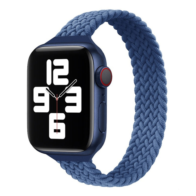 Dây đồng hồ thay thế nylon bện vòng đơn eo nhỏ cho Apple Watch Series 7 41mm / 6&SE&5&4 40mm / 3&2&1 38mm, S 135mm, M 145mm, L 155mm