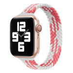 Dây đồng hồ thay thế nylon bện vòng đơn eo nhỏ cho Apple Watch Series 7 45mm / 6&SE&5&4 44mm / 3&2&1 42mm, S 145mm, M 155mm, L 165mm