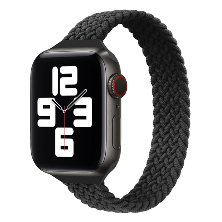 Dây đồng hồ thay thế nylon bện vòng đơn eo nhỏ cho Apple Watch Series 7 45mm / 6&SE&5&4 44mm / 3&2&1 42mm, S 145mm, M 155mm, L 165mm