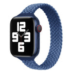 Dây đồng hồ thay thế nylon bện vòng đơn eo nhỏ cho Apple Watch Series 7 45mm / 6&SE&5&4 44mm / 3&2&1 42mm, S 145mm, M 155mm, L 165mm