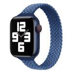 Dây đồng hồ thay thế nylon bện vòng đơn eo nhỏ cho Apple Watch Series 7 45mm / 6&SE&5&4 44mm / 3&2&1 42mm, S 145mm, M 155mm, L 165mm