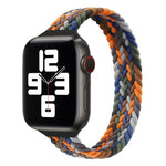 Dây đồng hồ thay thế nylon bện vòng đơn eo nhỏ cho Apple Watch Series 7 45mm / 6&SE&5&4 44mm / 3&2&1 42mm, S 145mm, M 155mm, L 165mm