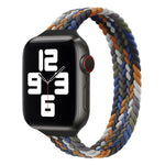 Dây đồng hồ thay thế nylon bện vòng đơn eo nhỏ cho Apple Watch Series 7 45mm / 6&SE&5&4 44mm / 3&2&1 42mm, S 145mm, M 155mm, L 165mm